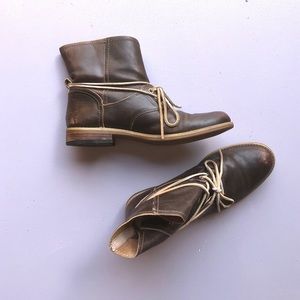 Timberland Earthkeepers Women’s Brown Leather Lace Up Ankle Boots Sz 9